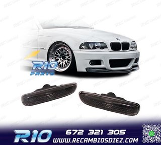 INTERMITENTES LATERALES BMW E46 98-01 AHUMADO CRISTAL OPACO