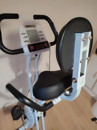 Bicicleta Estática Sport Plus Plegable