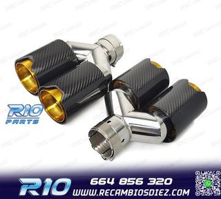 COLAS ESCAPE BMW LOOK M PERFORMANCE DORADO CARBONO