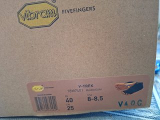 Zapatillas Vibram V-Trek Talla 40