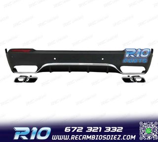 DIFUSOR MERCEDES GLC X253 15-18 LOOK AMG GLC63 + COLAS ES