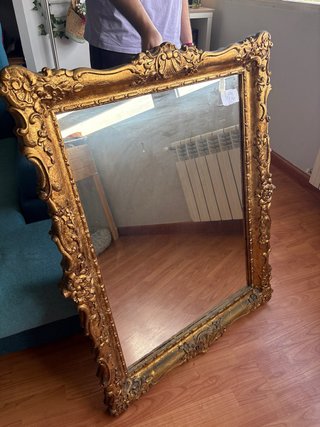 Espejo Dorado Antiguo