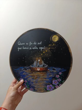 Vinilo pintado a mano Malifeta