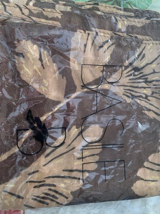 Sciarpa Foulard Basile Marrone Oro