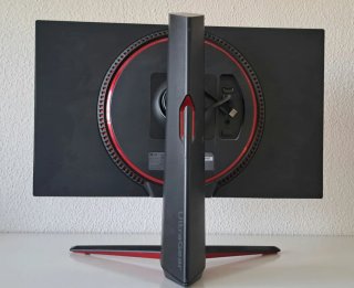 Monitor LG 24GN650 Negro y Rojo