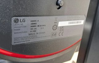 Monitor LG 24GN650 Negro y Rojo