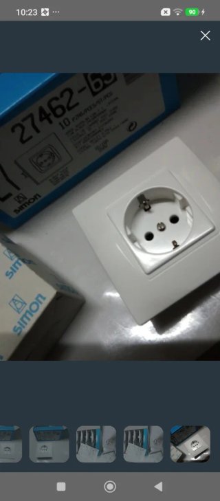 Enchufe Simon Serie 27 Nuevo Modelo