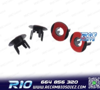 KIT 4 SOPORTES PDC BMW E92 PARAGOLPES TRASERO LOOK M