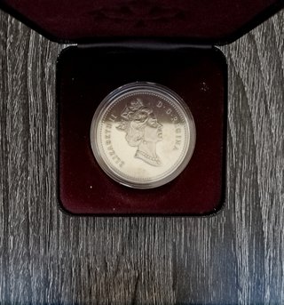 Moneta Canada Dollaro Argento 1990