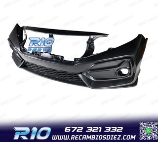 PARAGOLPES DELANTERO HONDA CIVIC 16- LOOK NEW SI