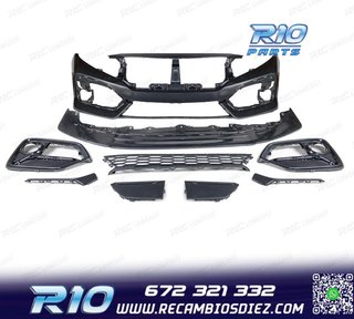 PARAGOLPES DELANTERO HONDA CIVIC 16- LOOK NEW SI
