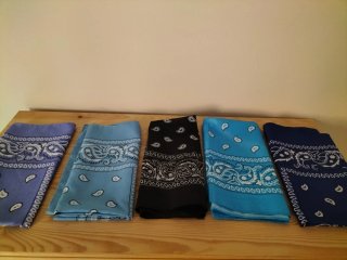 Sciarpe al collo stile paisley