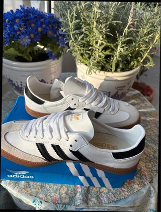 Adidas Samba OG Talla 37 Beige/Blanco