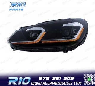 FAROS VOLKSWAGEN VW GOLF 6 08-13 LOOK SILVER GOLF 7 DINAMICO