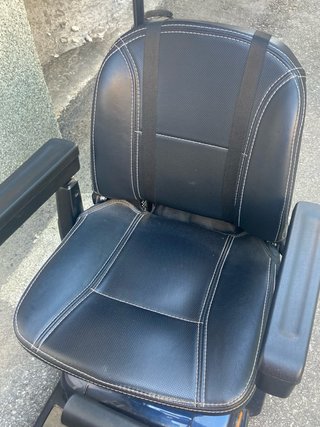 Scooter movilidad reducida azul  con mejoras