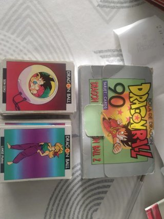 Colección retro Dragón ball (catalá) + cartas años