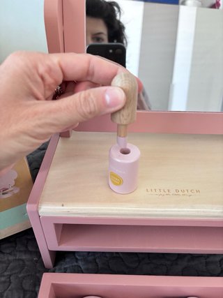 Toeletta Giocattolo Bambina Legno