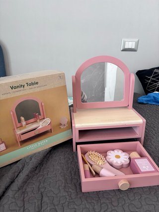 Toeletta Giocattolo Bambina Legno