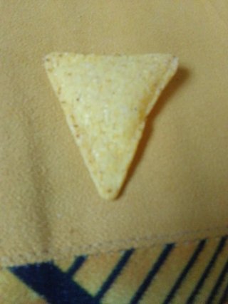 Nacho inflado triangular