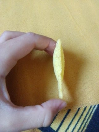 Nacho inflado triangular