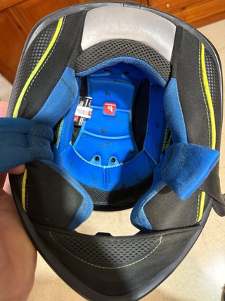 Casco MT Targo Pro Sharky Azul, talla M