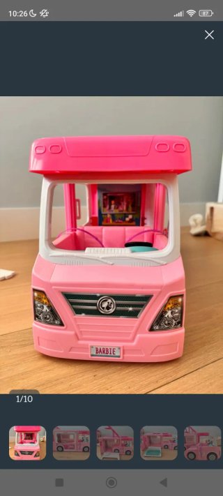 Caravana Barbie Rosa