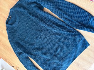 Jersey azul textura talla S