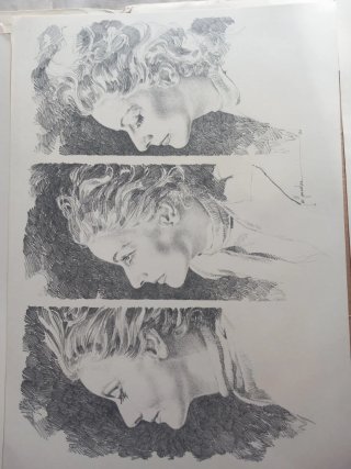 PORTAFOLIO DIBUJOS PEPE GONZALEZ, SERIE GRETA GARB
