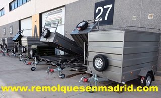 NUEVO: Remolque plegable 1 moto, piso completo