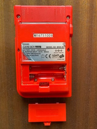 Nintendo Game Boy Pocket Roja