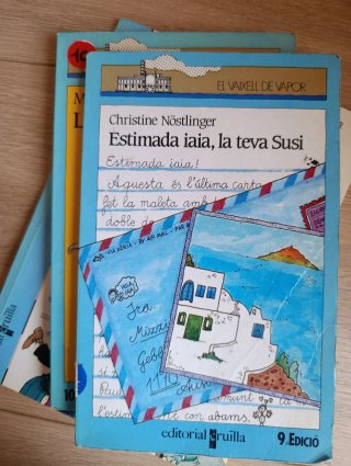 Lote 9 libros el vaixell barco de vapor azul