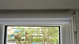 Estor noche y día blanco gris EasyFix sin taladrar