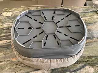Cama para perro mini gris NUEVA