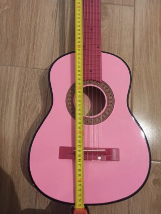 Guitarra infantil rosa