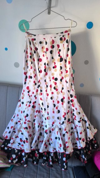 Conjunto Flamenco Falda y Cuerpo Lunares