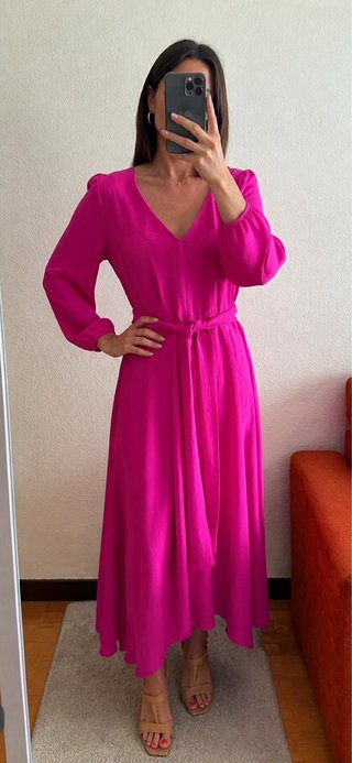 Vestido fucsia talla 44 sin estrenar