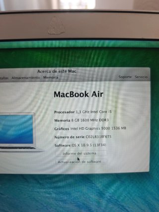 Apple MacBook Air Plata