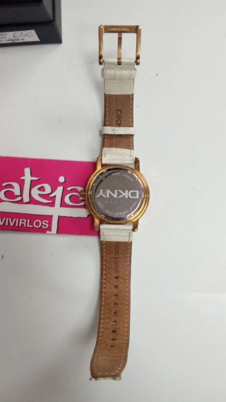 Reloj DKNY NY-8537 Blanco y Dorado