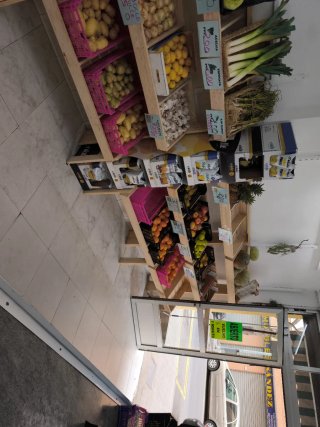 Estanterías Frutería Madera