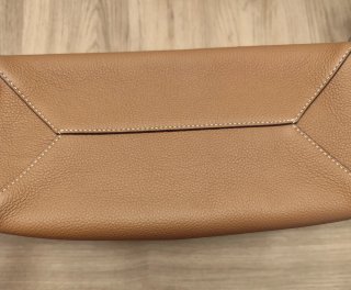 Bolso de piel Divlos marrón