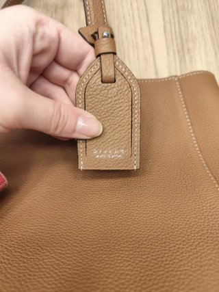 Bolso de piel Divlos marrón
