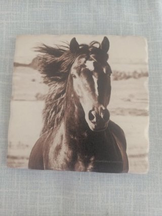 Reposavasos de piedra con diseño