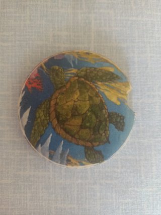 Reposavasos de piedra con diseño