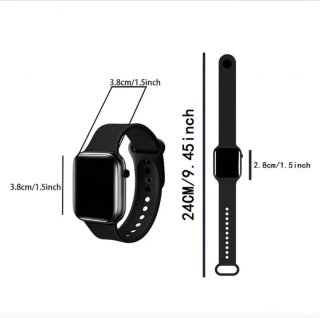 SmartWeor Orologio e Gioielli Set Cuore Nero Oro