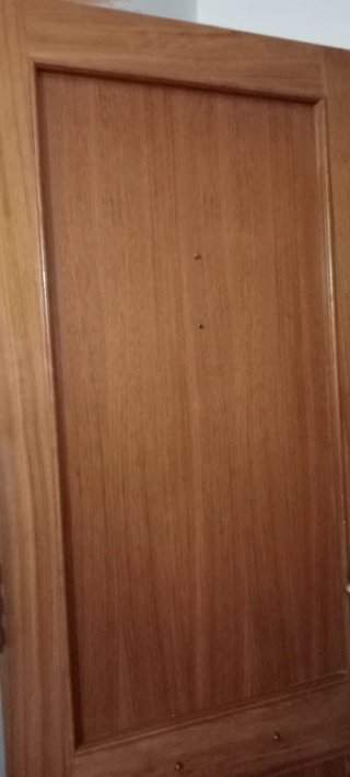 Puerta blindada madera