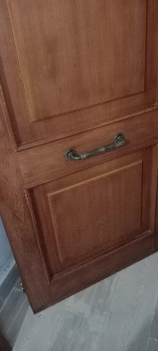 Puerta blindada madera