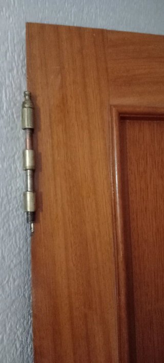 Puerta blindada madera