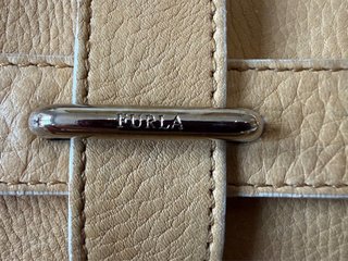 FURLA bolso mano Piel Mujer Beige/