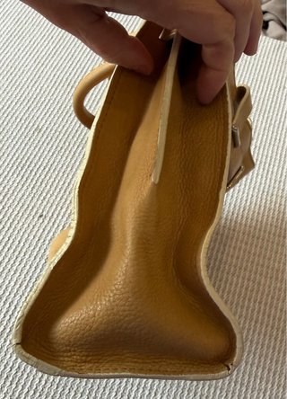 FURLA bolso mano Piel Mujer Beige/