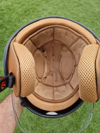 Casco Jet Retro Talla M (57-58cm) Nuevo